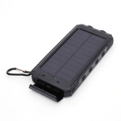 10000mah/20000mAh Fs-005 Waterproof Solar Panel Portable Power Bank Li-Polymer Battery Dual USB Cell Phone Charger