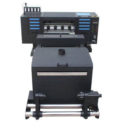DTF Printer 42cm Width 2 I3200 XP600 Heads Transfer PET Film T-shirt Printer Machine with Automatic Powder Shaking