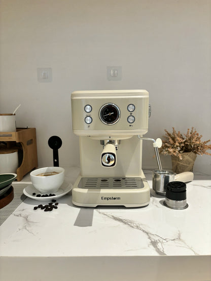 For Original Design 04E White Electric 220V Semi-auto Espresso Machine Capsule Coffee Maker 1.5L Household Brew System