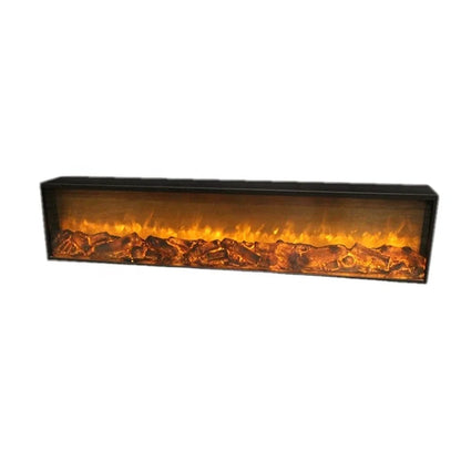 4K Smart RGB Electric Fireplace With Shelves Parts Replacement Motherboard Modern Electric Fireplaces