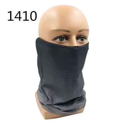 100% Polyester Solid color Microfiber Tubular Multifunction Motorcycle Scarf sports Headband Seamless Tube Bandanas Face Mask