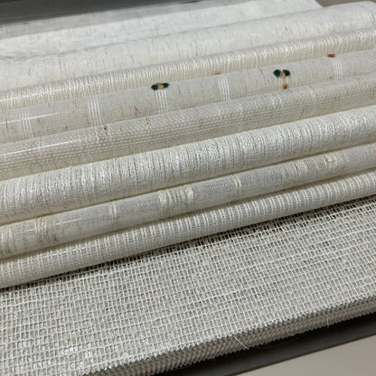 Hot Selling New Modern Hotel Sheer Curtain Fabric Sample 82 Types of Fabric Voile Transparent Tulle Curtains for the Living Room