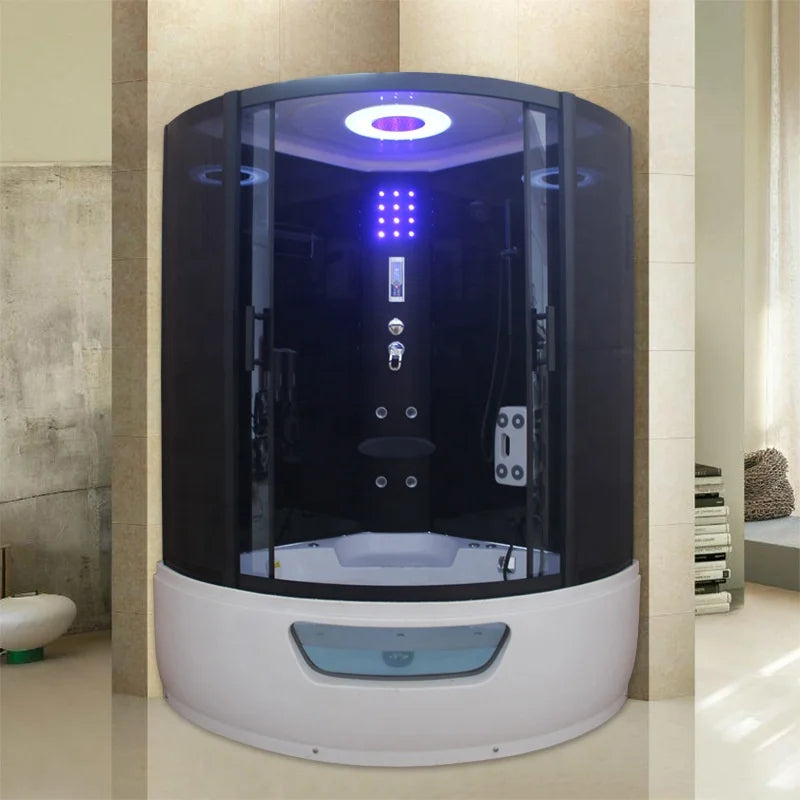 Factory Direct Supplier Bathroom Bath Steam Enclosure Glass Shower Cabin with Shower