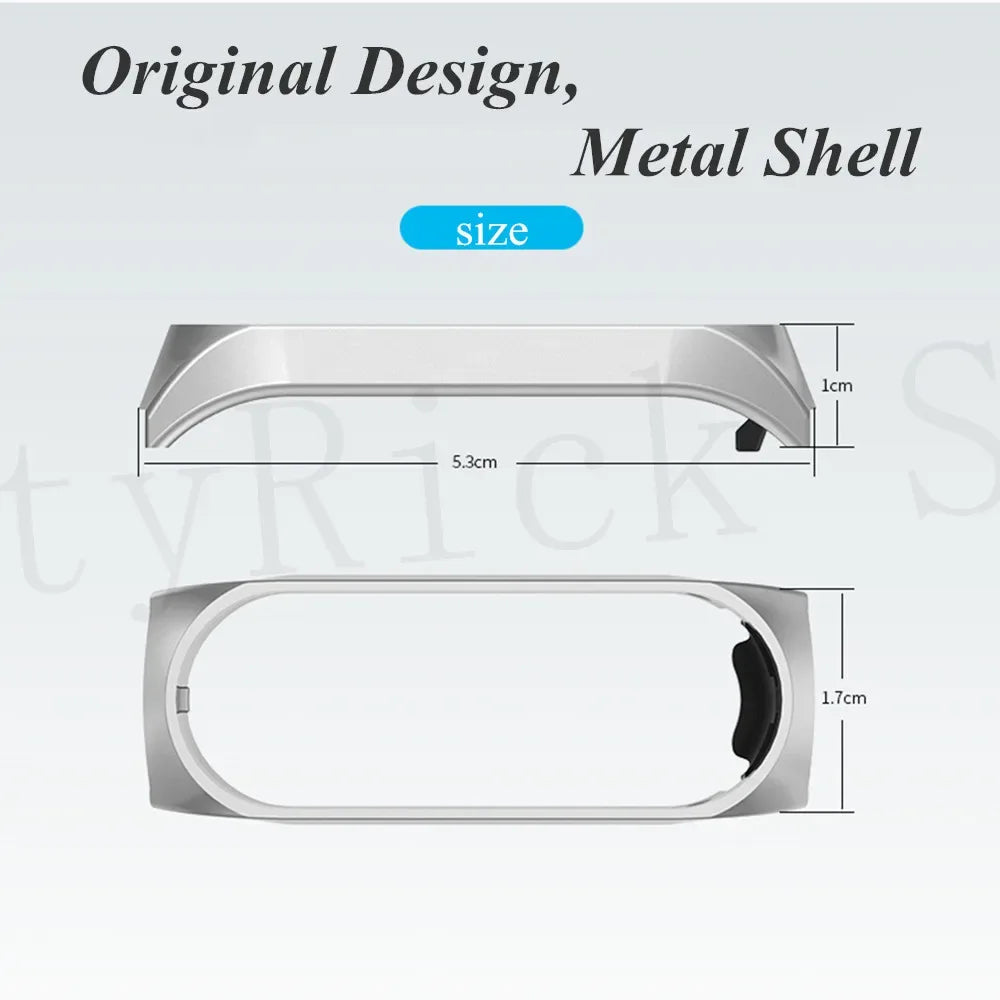 Metal Strap bracelet for Xiaomi mi band 7 6 5 3 4 strap Stainless Steel MiBand 4 Smart Wrist Strap for xiao mi miband 4 3 straps