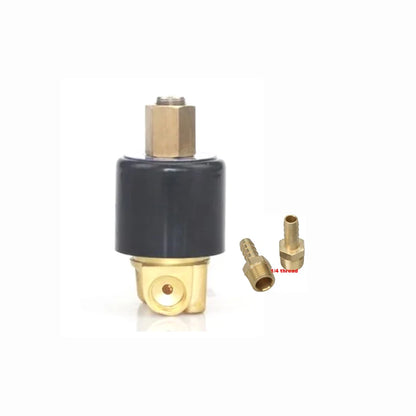 12V DC Electric Solenoid Valve Water Air N/O 1/4\" Brass Body Normally Open Type with 2W025-08-K Wire Lead OEM Customizable