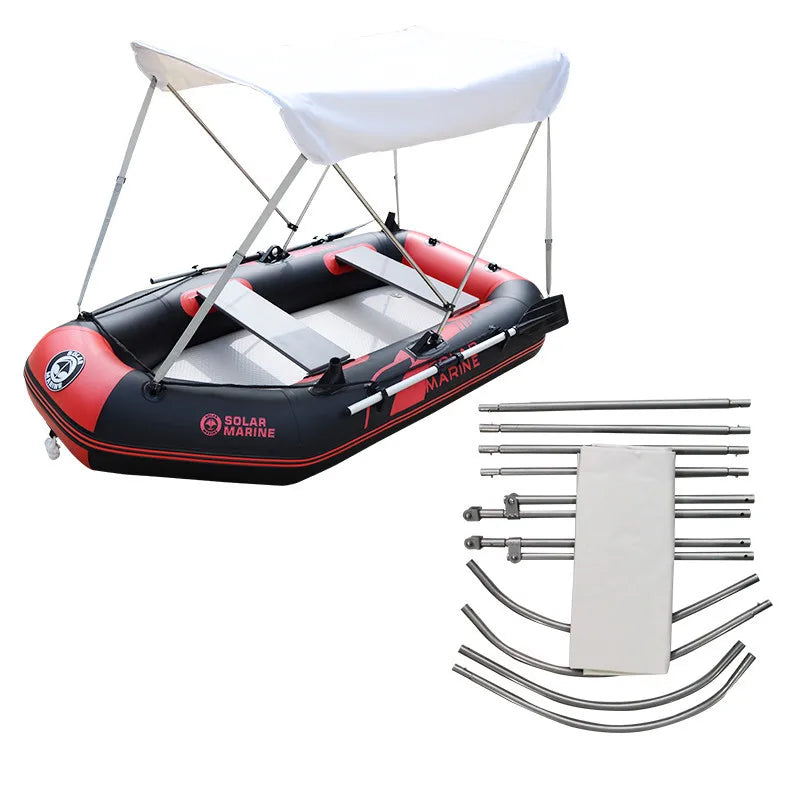 Solar Marine Awning Tent Sun Proof UV Protection Inflatable Boat Canopy Sunshade Shelter From the Rain for Canoe Kayak