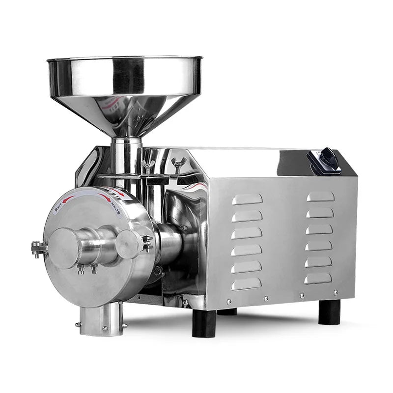 Household Commercial Grinding Machine Stainless Steel Multifunctional Grinding Machine Factory Supply Flour Mill