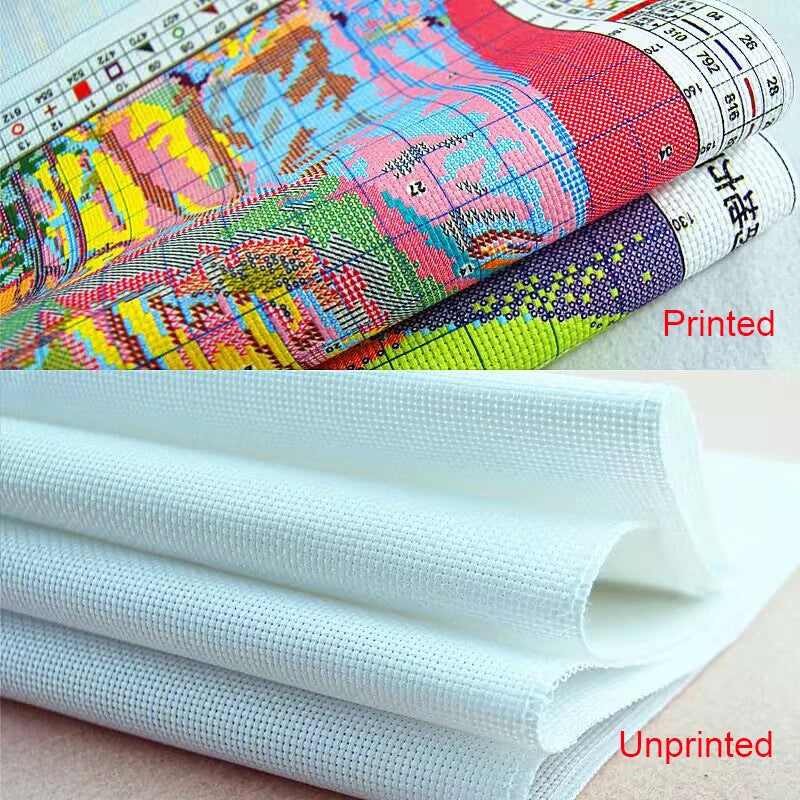 Needle Kung Fu Eco-Friendly Cotton Embroidery Sets for Beginners DIY Handmade Chinese Craft Cross Stitching Kits Living Crafts