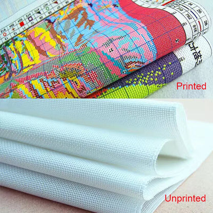 Needle Kung Fu Eco-Friendly Cotton Embroidery Sets for Beginners DIY Handmade Chinese Craft Cross Stitching Kits Living Crafts