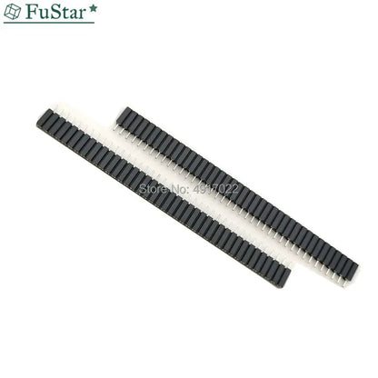 5pcs 1*40 Single Row Female Socket Plug Round Hole 1x40 7mm high. Pin 2.54 mm Board To Board Connector