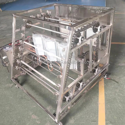 New Brazilian Greek Stainless Steel 304 Electric Chain Broiler Fully Automatic Rotating Indoor Outdoor BBQ Machine for Kebab