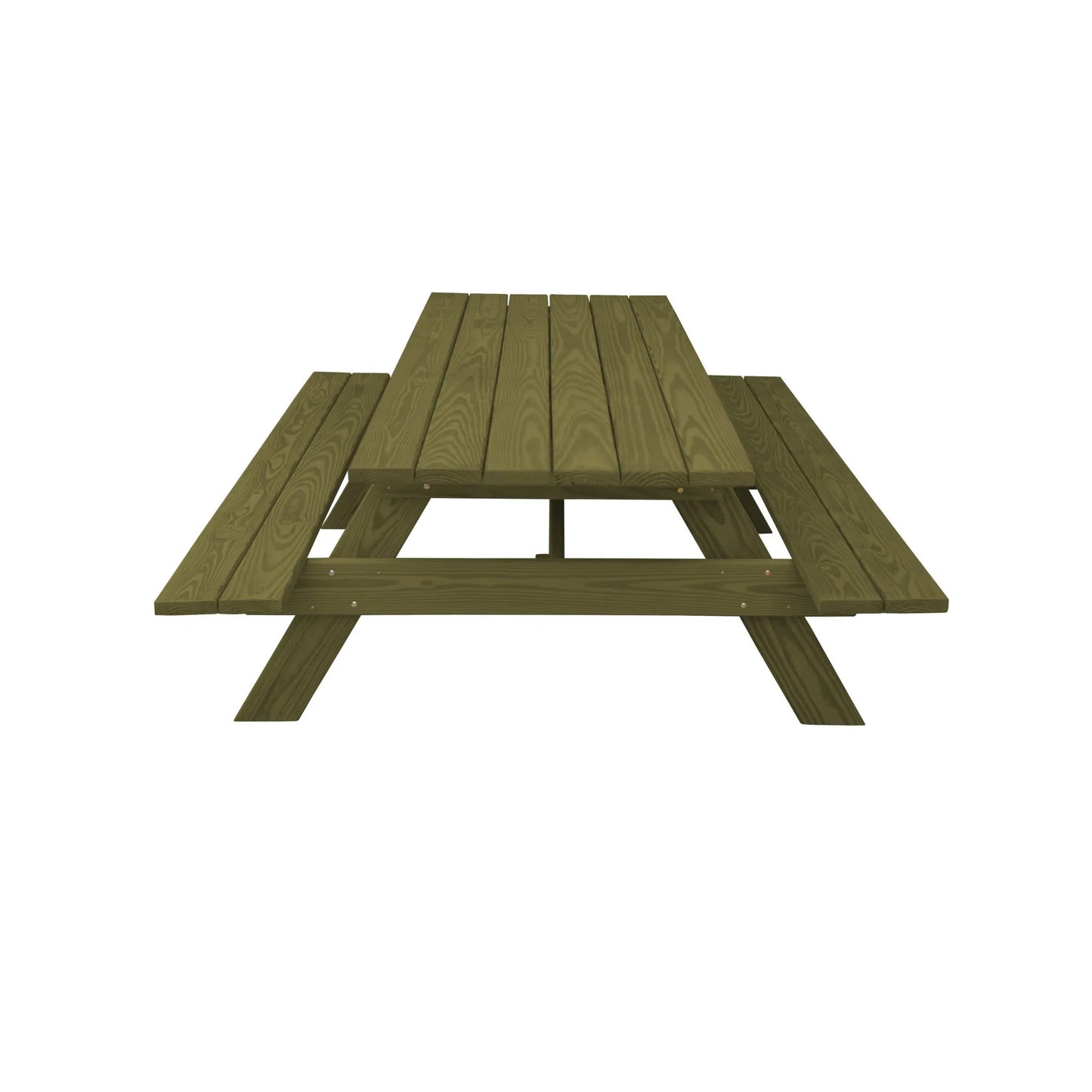 HMS 94 Green Solid Teak Wood Outdoor Picnic Table Portable Folding Furniture for Courtyard Kitchen Dining Made with Glass