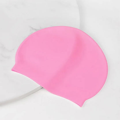 Custom Lightweight Swim Cap Silicone High Elastic Swimming Caps Professional Fitness Swim Cap for Adults and Kids