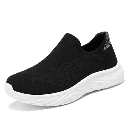 Y New Casual Flying Weaving Running Shoes Soft Sole Lazy Shoes Trendy Slip-on Sneakers for Man and Women