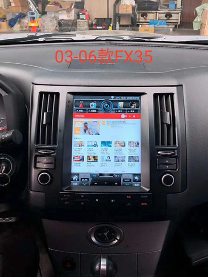 Android 11 for Infiniti FX35 FX45 2003 2004 2005 2006 Vertical Screen Car Radio Recorder Multimedia Stereo Player GPS Navigation