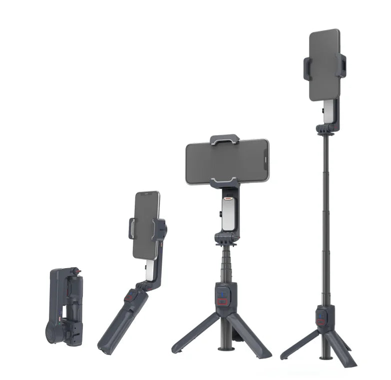 A10 Mobile Phone Stabilizer Selfie Stick Travel Anti Shake Tripod Holder Rotation Remote Shooting Support Inception