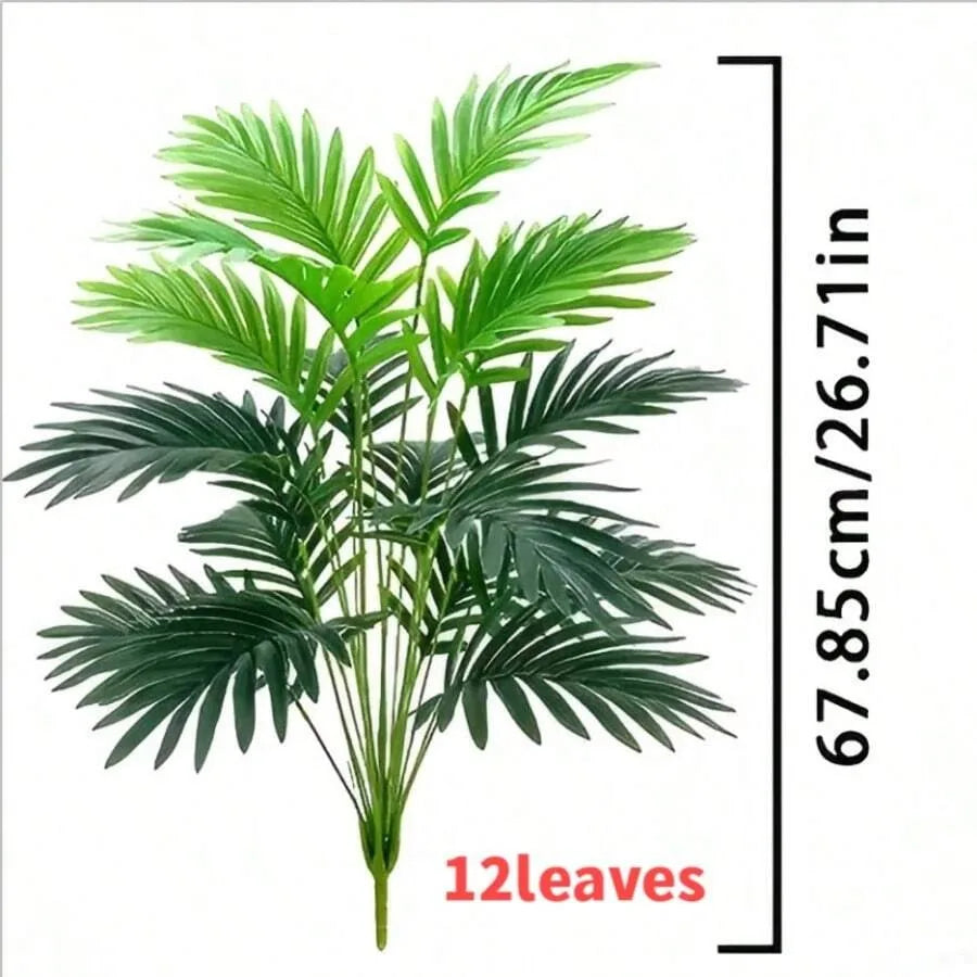 1pc Large Artificial Palm Tree - UV Resistant, Suitable for Indoor/Outdoor Decor, Home, Hotel, Garden, Office, Wedding