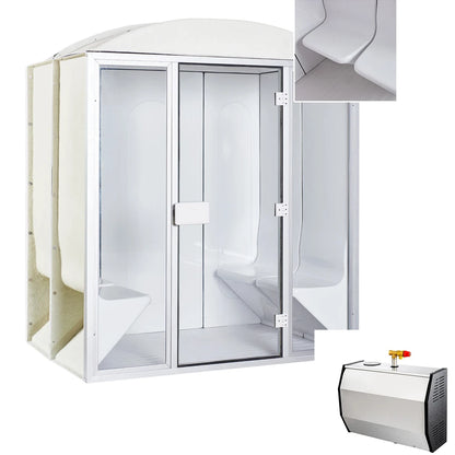 Stainless Steel Sauna Steam Bath Generator with Wet Steam Function Digital Display & Computer Control for Hotel Use