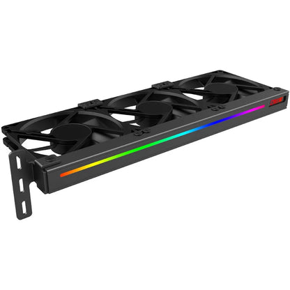 TEUCER VC-C270 Auxiliary PCI Case Ball Bearing Plastic Heatsink for Graphics Card Cooler Efficient CPU Computer Cooling Fan