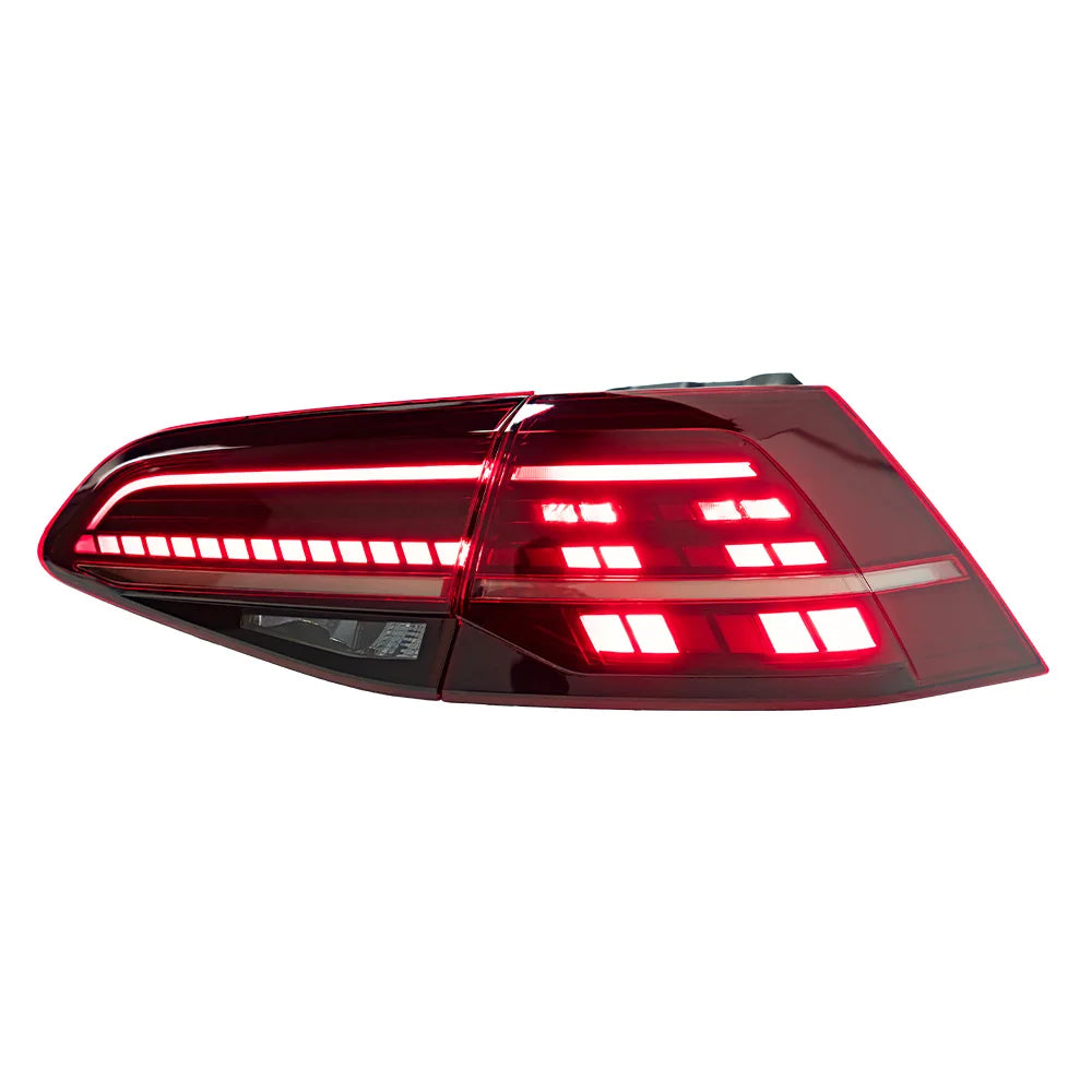 2PCS AKD Tail Lamp for VW Golf 7 Tail Light 2013-2021 Golf 7.5 Rear Fog Brake Turn Signal Automotive Accessories