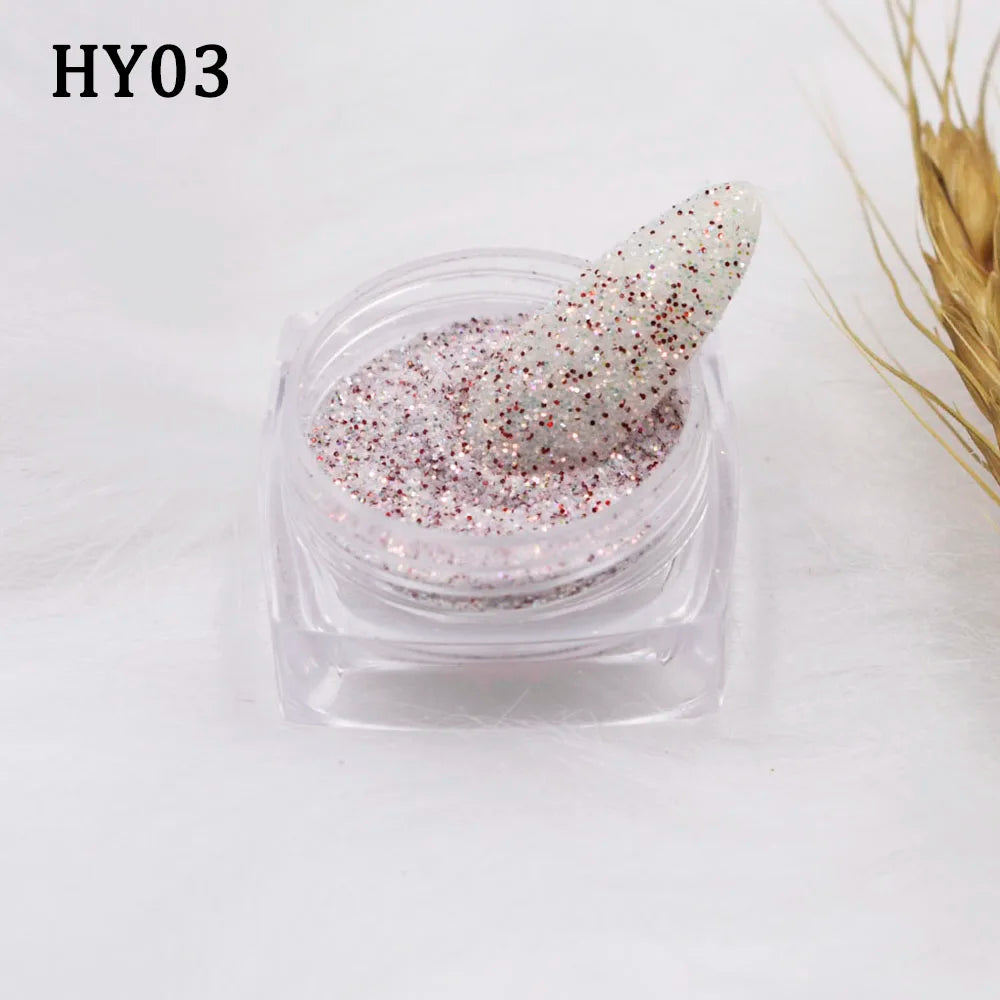 Prime Quality Wholesale PET Glitter Shapes Holographic or Iridescent Chunky Mixes Hexagon Glitter