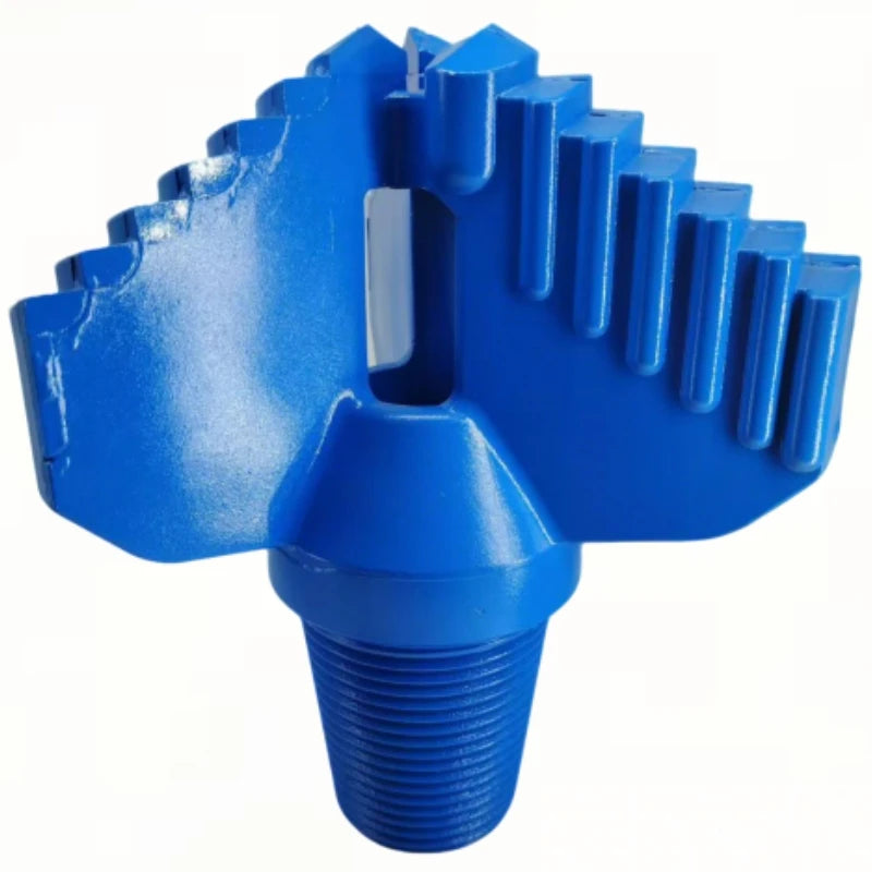FS 3-wing One-piece Carbon Steel Drag Drill Bit, Durable Structure for Water Well Drilling, Stable Cutting Performance in Soft