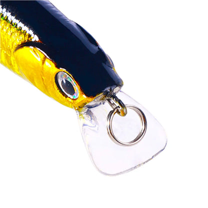 Hengjia Artificial Minnow Lure Hard Fishing Bait 69mm 5g 10 Colors Floating Lures Pesca Swimbait for Casting