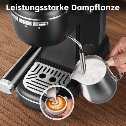 Cappuccino Maker Automatic Espresso Machine with Milk Steamer