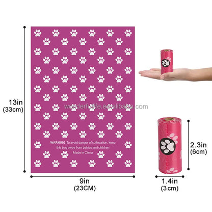 OEM  ODM Pet Poop Bag Eco Corn Starch Poop Bag Dog Poop Bags Biodegradable for Dogs
