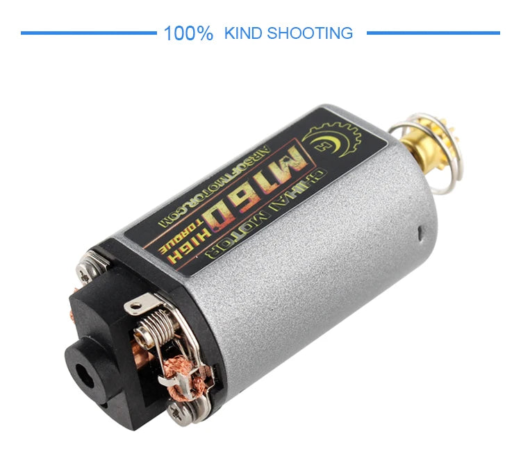 Chihai Motor CHF-480WA-22TPA M160 N35 NdFeB 25000RPM High Torque Motor AEG Motor Short Axis for Ver.3 Gearbox AK Series Airsoft