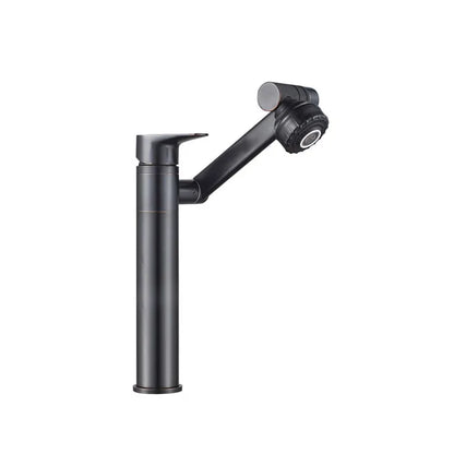 Faucet 360 Rotating Single Hole Multifunctional Hot and Cold Water Home Kitchen Bathroom Faucet