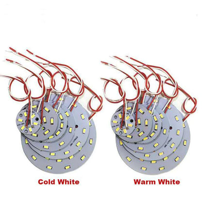High Brightness LED 5730SMD Lamp Bead Light Board Bulb Round Transformation Light Source 3-18W 32-100MM Tile Wick Modified bulb