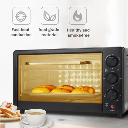 48L Mechanical Electric Convection Oven French/Dutch Toaster Oven Baking Warming Stainless Steel 2000W Class a Energy Household