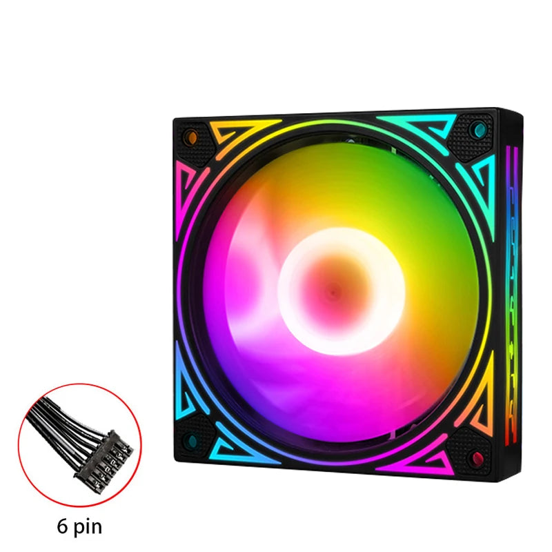 Lovingcool Factory New Style Gaming PC Fan ATX Case RGB Air CPU Cooler 120mm 5V ARGB Computer PC Cooling Fans Kit Support SYNC