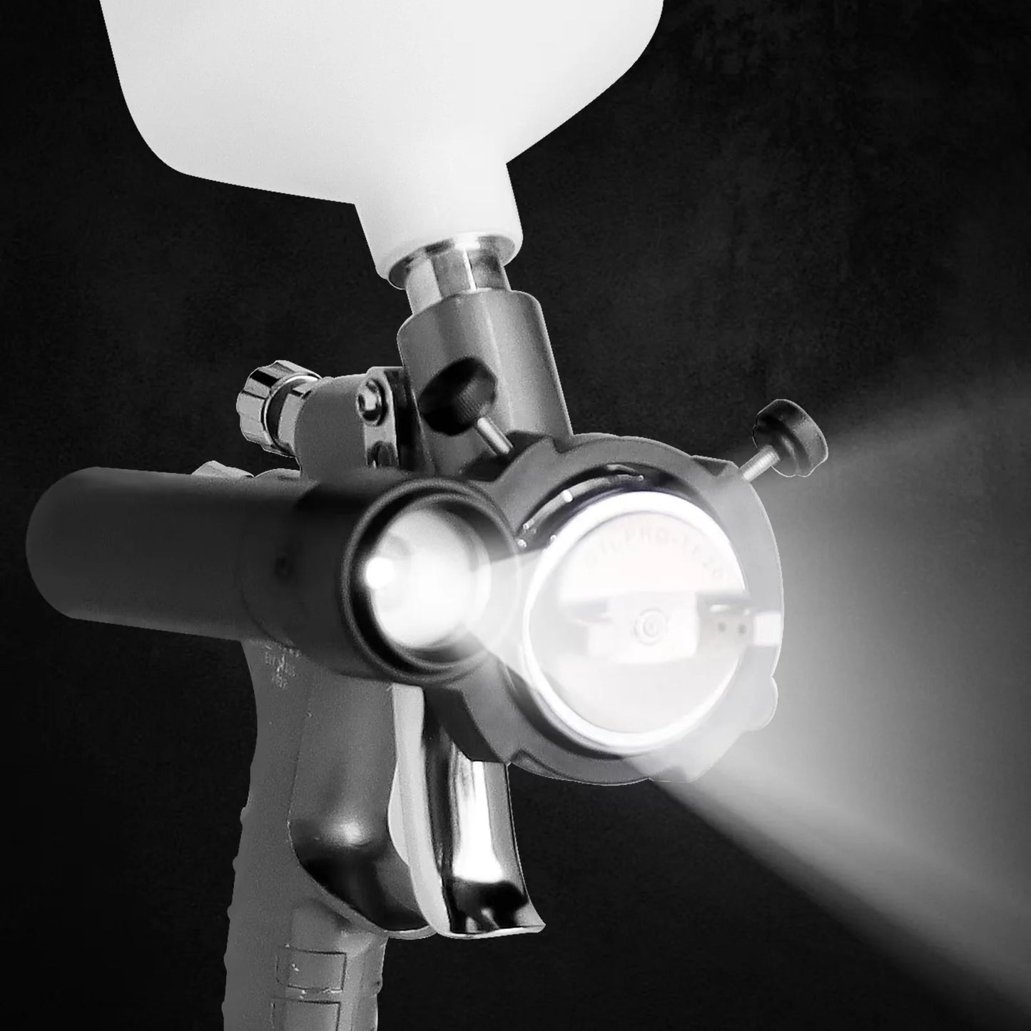 Car Spray Gun LED Lighting Lamp Fill Light Special Paint Gun Rechargeable Black Plastic 3-Year Warranty