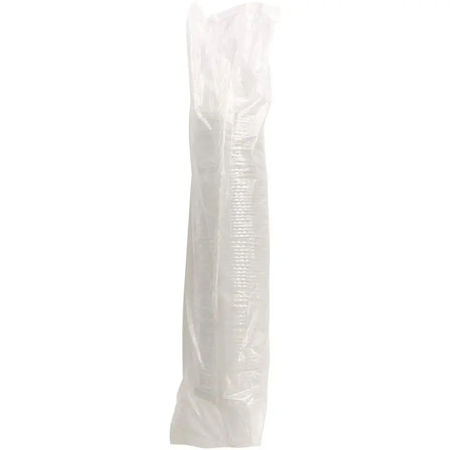 Boardwalk BWKNPET910STRAPK Disposable Lids 9 Oz. to 10 Oz. Crystal-Clear Cold Cup Straw-Slot Packaged (100/Pack) B0F8PK87WD