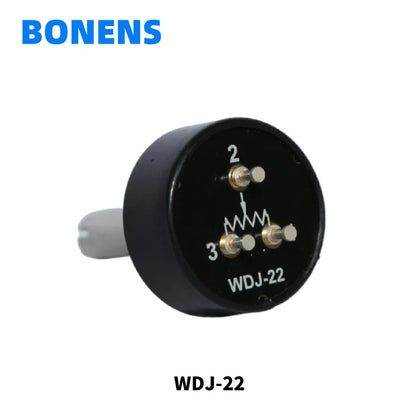 Conductive 1K 10K 100K IP25  waterproof potentiometer WDJ22 360 degree endless precision rotary potentiometer