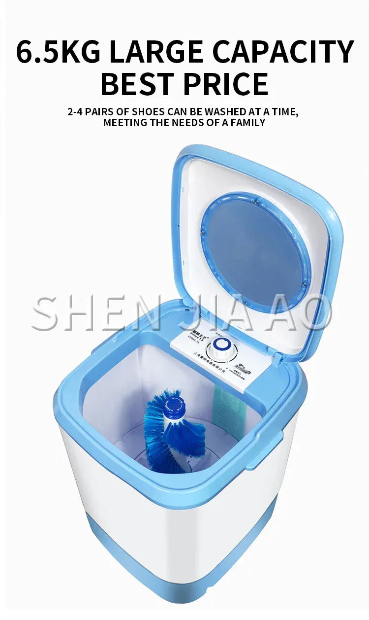 Shoe Washing Machine Household Portable Removable Shoe Washing Machine Socks Washing Machine Integrated Blue Light Antibacterial