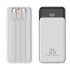 Custom LOGO PD22.5W Portable Ultrathin Charger Built-in Cable Mobile Power 10000mah Fast Charging 20W PowerBank 10000mah