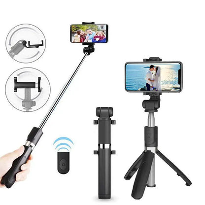 CYKE L01s Selfie Stick Tripod Mini Extendable 3 in 1 Selfie Stick With Wireless Remote and Tripod Stand Holder
