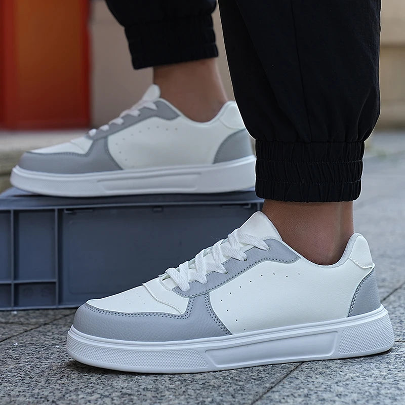 High Quality Casual Shoes Lace up Lightweight Comfortable Breathable Couple's Board White Men's Women's Walking Sneakers