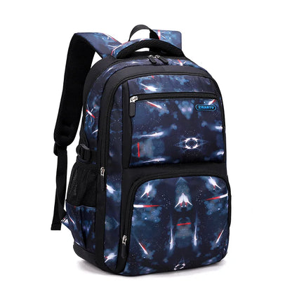Teenagers Backpacks Boys Fashion Star School Bags Children Travel Bag Kids Knapsack Primary School Backpack Students Bag 9-16Y