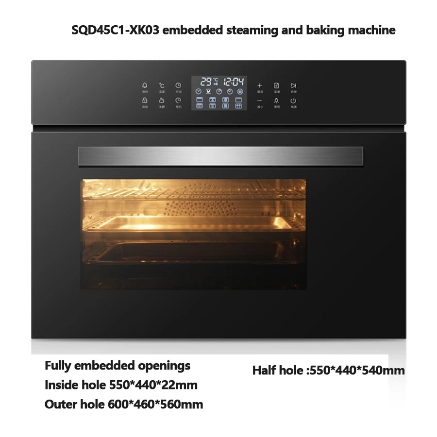 Factory Low Price High Quality Kitchen Appliance Built-in Power Supply 60 Liter Electric Oven