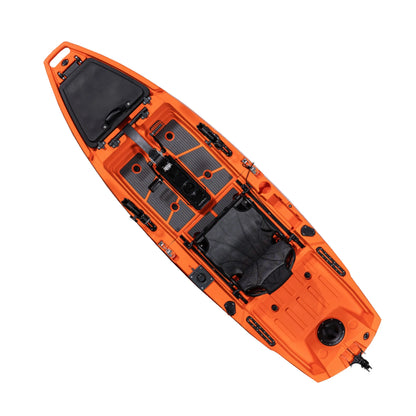 Itoo 10ft LLDPE Pedal Kayak with Flipper Design GPS Navigation 3-Year Warranty for 1 Person Eco-Friendly Fishing