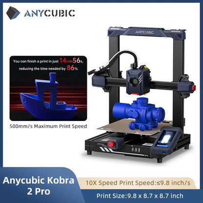 Anycubic 5X 10X Faster Kobra 2 Max Neo Pro Impresora Diy Anycubic Fdm Imprimante Impresora 3d Printing