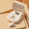 Hot-Selling M72 Mini TWS Digital Display Small Earbuds Soft Invisible Sleeping Wireless in Ear Earphones for Side Sleeping