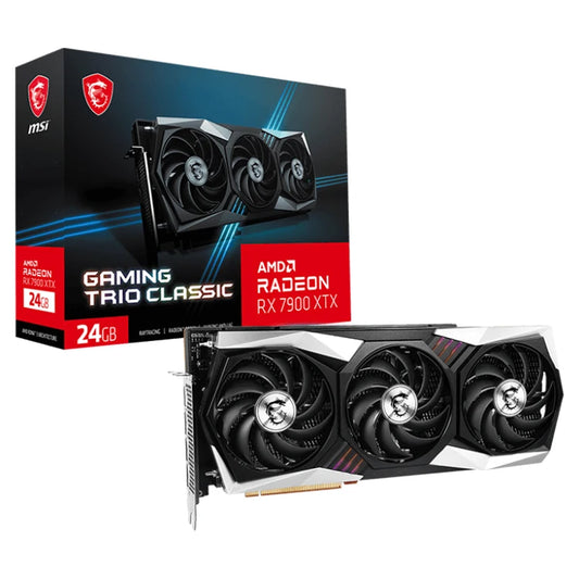 Used MSI Radeon RX 7900 XTX GAMING TRIO CLASSIC 24G Graphics Card with 24GB GDDR6 384-bit Memory for Desktop by PDG ibma