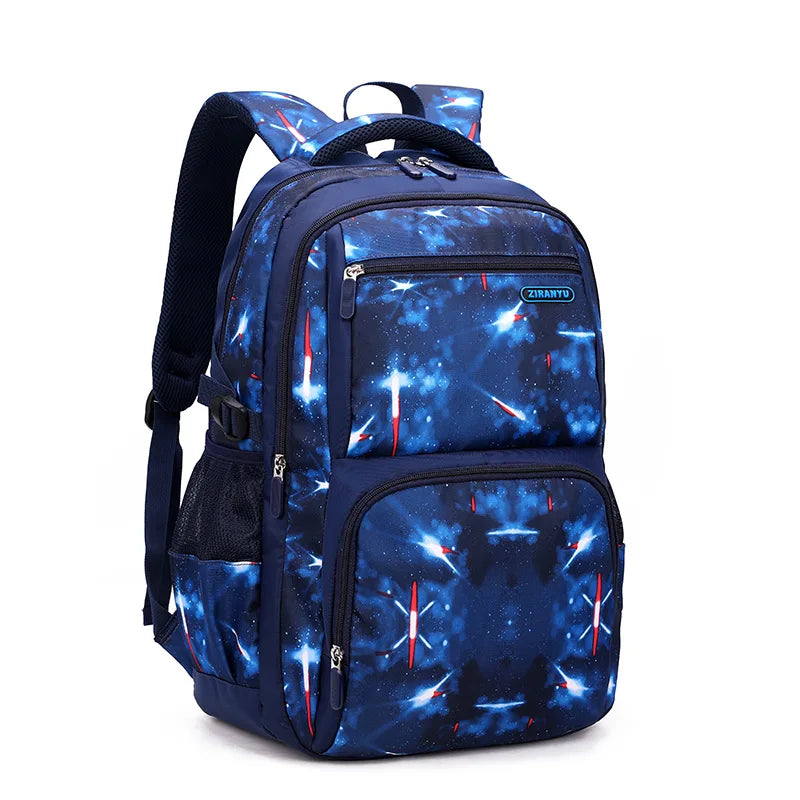 Teenagers Backpacks Boys Fashion Star School Bags Children Travel Bag Kids Knapsack Primary School Backpack Students Bag 9-16Y