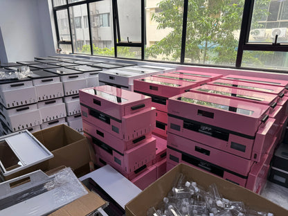 Haolic D8 DTF Printer Machine A3 33cm Tshirt Printing Full Automatic Small Business Desktop Pink XP600 Head