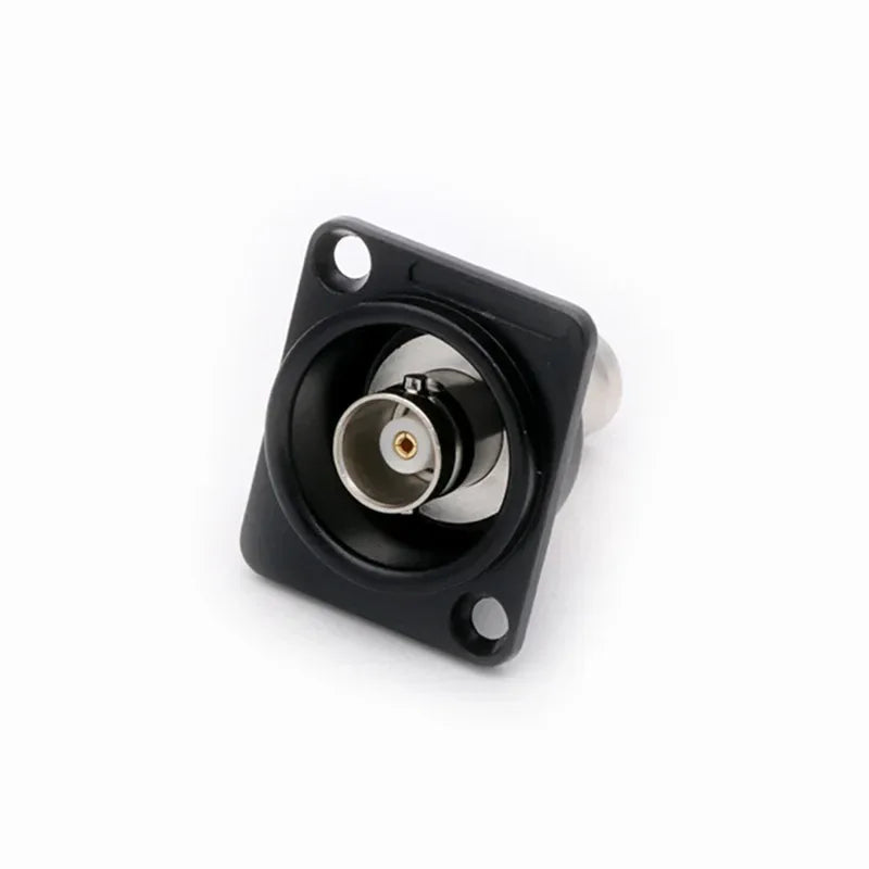 1pc BNC Female Socket Adapter Panel Mount Chassis Connector D-type Soldering free 50ohm/75ohm Audio&Video Jack